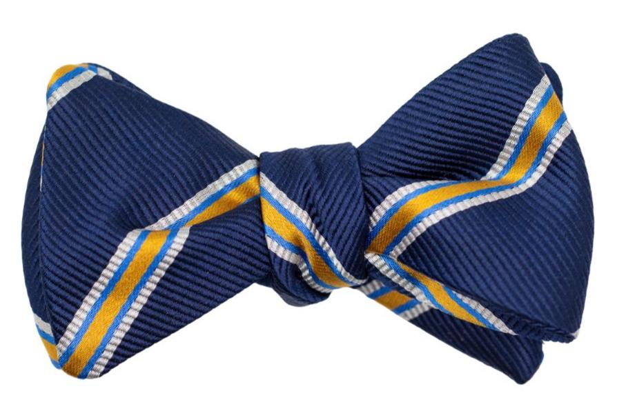 Skyline Stripe Silk - Bow Tie