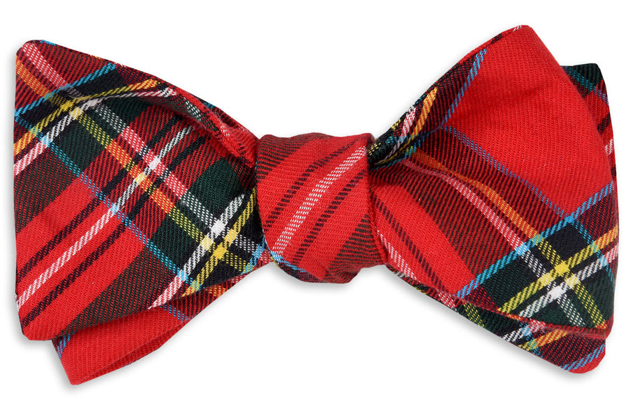 Sonny Men's Bow tie - Check plaid navy hotsell red ochre (red-ish brown) bowtie